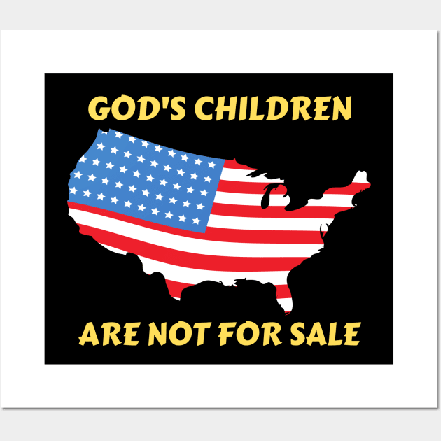 God's Children Are Not For Sale Wall Art by All Things Gospel